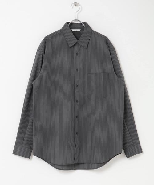 URBAN RESEARCH DOORS（アーバンリサーチドアーズ）の「TCブロードレギュラーカラーロングスリーブシャツ（シャツ/ブラウス・メンズ・ブルー/ストライプ/チェック・MEDIUM/LARGE）」の12枚目の写真