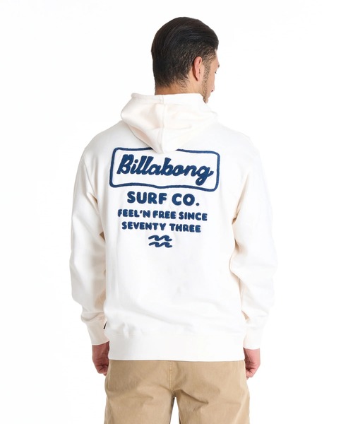 BILLABONG（ビラボン）の「BILLABONG メンズ SIGN パーカー 【OVER FIT】【2025年秋冬モデル】/ビラボンバックロゴ刺繍プルオーバーパーカー・フーディー（パーカー・メンズ・クリーム/ブラック系その他/グリーン・LARGE/X-LARGE/SMALL/MEDIUM）」の7枚目の写真