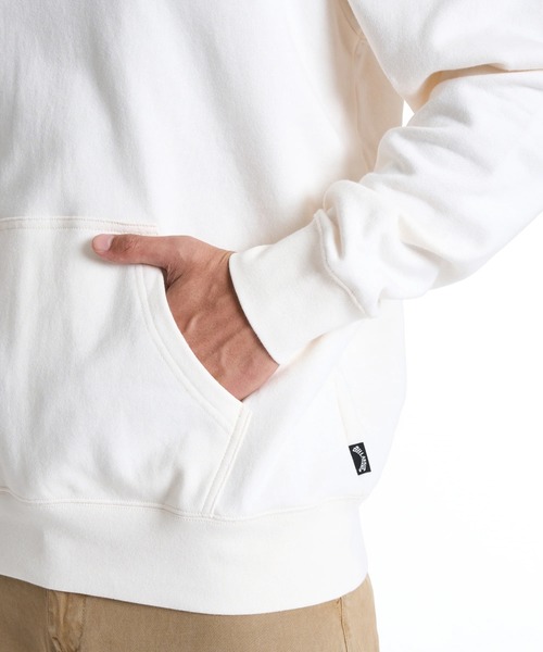 BILLABONG（ビラボン）の「BILLABONG メンズ SIGN パーカー 【OVER FIT】【2025年秋冬モデル】/ビラボンバックロゴ刺繍プルオーバーパーカー・フーディー（パーカー・メンズ・クリーム/ブラック系その他/グリーン・LARGE/X-LARGE/SMALL/MEDIUM）」の9枚目の写真