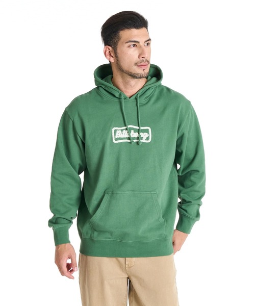 BILLABONG（ビラボン）の「BILLABONG メンズ SIGN パーカー 【OVER FIT】【2025年秋冬モデル】/ビラボンバックロゴ刺繍プルオーバーパーカー・フーディー（パーカー・メンズ・クリーム/ブラック系その他/グリーン・LARGE/X-LARGE/SMALL/MEDIUM）」の13枚目の写真