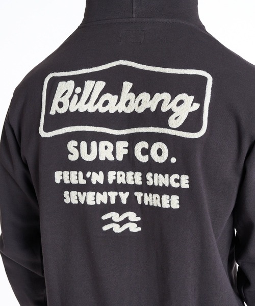 BILLABONG（ビラボン）の「BILLABONG メンズ SIGN パーカー 【OVER FIT】【2025年秋冬モデル】/ビラボンバックロゴ刺繍プルオーバーパーカー・フーディー（パーカー・メンズ・クリーム/ブラック系その他/グリーン・LARGE/X-LARGE/SMALL/MEDIUM）」の5枚目の写真