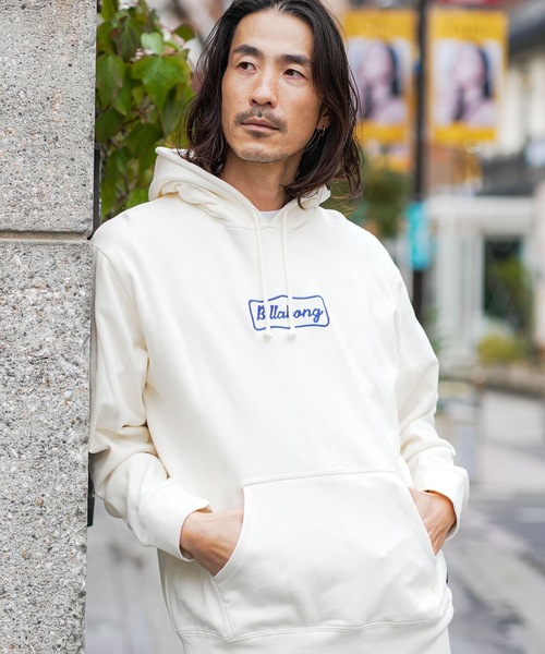 BILLABONG（ビラボン）の「BILLABONG メンズ SIGN パーカー 【OVER FIT】【2025年秋冬モデル】/ビラボンバックロゴ刺繍プルオーバーパーカー・フーディー（パーカー・メンズ・クリーム/ブラック系その他/グリーン・LARGE/X-LARGE/SMALL/MEDIUM）」の21枚目の写真