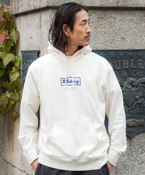 BILLABONG（ビラボン）の「BILLABONG メンズ SIGN パーカー 【OVER FIT】【2025年秋冬モデル】/ビラボンバックロゴ刺繍プルオーバーパーカー・フーディー（パーカー・メンズ・クリーム/ブラック系その他/グリーン・LARGE/X-LARGE/SMALL/MEDIUM）」の22枚目の写真