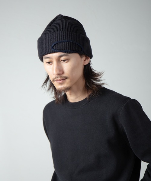 VALLAD BEANIE CAP BLK/NVY バラッド　ビーニー VALLAD STUDIO BEANIE CAP ビーニー バラッド - メルカリ