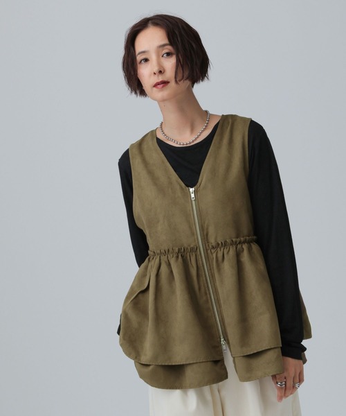 セール】ギャザーWZIPベスト2 591362（ベスト）｜LEPSIM（レプシィム