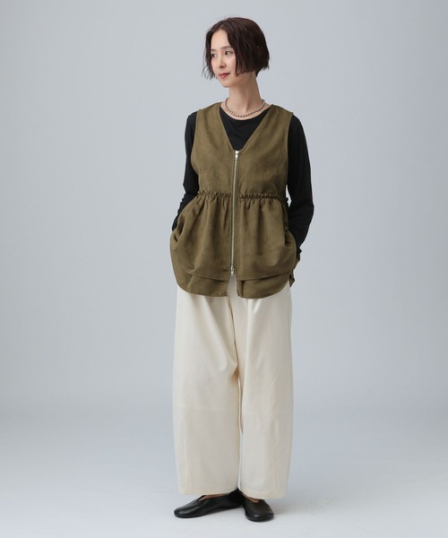 セール】ギャザーWZIPベスト2 591362（ベスト）｜LEPSIM（レプシィム