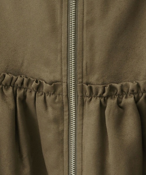 LEPSIM（レプシィム）の「ギャザーWZIPベスト2　591362（ベスト・レディース・ブラック/ブラウン/グレイッシュベージュ/カーキ・FREE/TALL）」の18枚目の写真