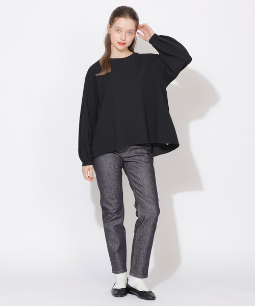 CB CRESTBRIDGE(シービークレストブリッジ)の「バックチェック切替プルオーバー(Tシャツ/カットソー・レディース・ブルー/ブラック/レッド系その他4・M)」の4枚目の写真