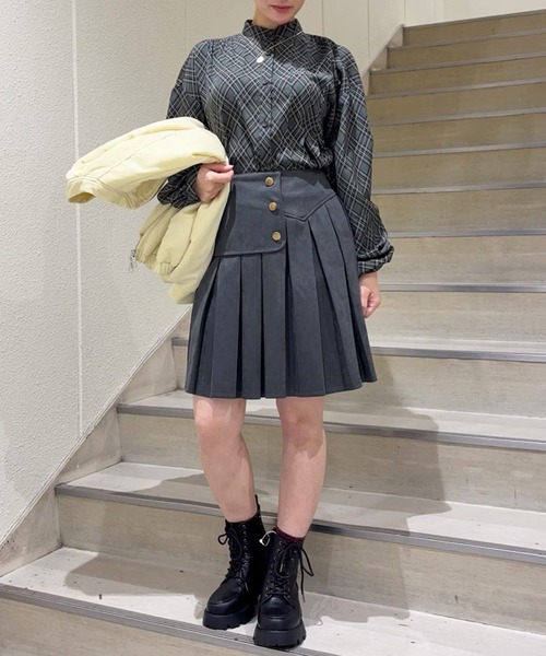 NICOLE CLUB（ニコル クラブ）の「インバーテッドプリーツスカート