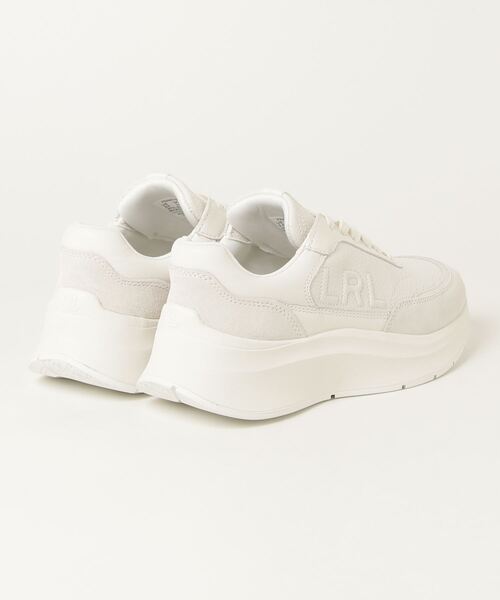 LAUREN RALPH LAUREN（ローレン ラルフ ローレン）の「ローレン ラルフ ローレン FRANKY フランキー  スニーカー（スニーカー・レディース・ホワイト・60/65/70/75/55）」の2枚目の写真