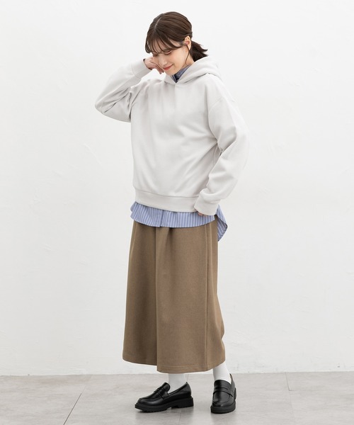 Honeys（ハニーズ）の「ガウチョパンツ（その他パンツ・レディース・ネイビー/ブラウン系その他/ブラック/ヘザーチャコール・M/LL/L/3L/S）」の15枚目の写真