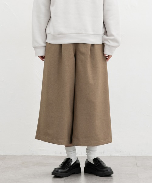 Honeys（ハニーズ）の「ガウチョパンツ（その他パンツ・レディース・ネイビー/ブラウン系その他/ブラック/ヘザーチャコール・M/LL/L/3L/S）」の16枚目の写真