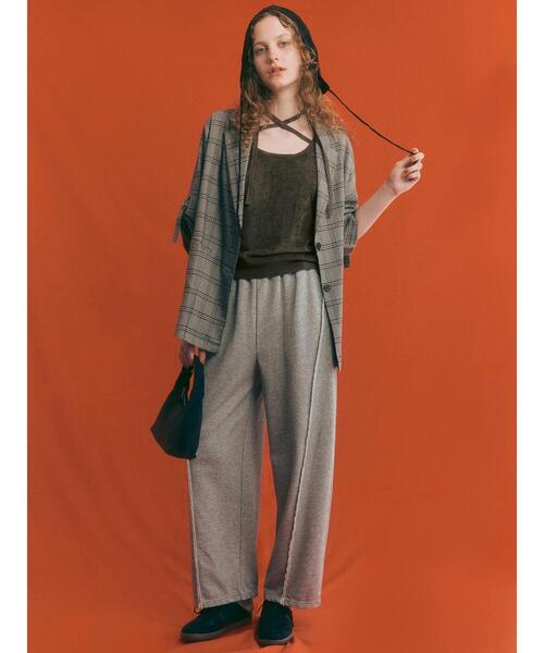 Te chichi TERRASSE(テチチテラス)の「クロシェ編み風ニットキャップ《2025autumn catalog item》(ハット・レディース・オフホワイト/ブラック・F)」の3枚目の写真