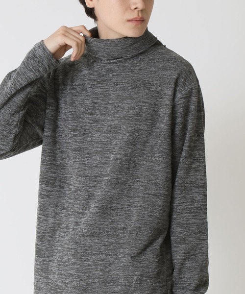 ARCADE（アーケード）の「暖かマイクロフリース タートルネック トップス C.P.S（ニット/セーター・メンズ・チャコール/ネイビー/グレー/ワイン・M/L/LL）」の3枚目の写真