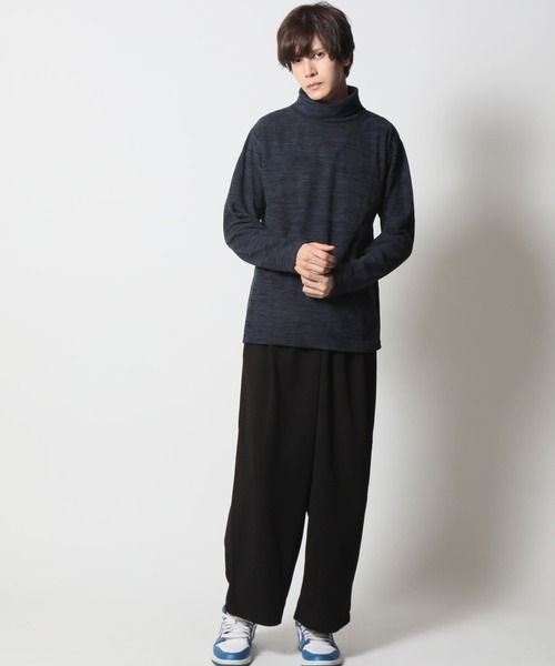 ARCADE（アーケード）の「暖かマイクロフリース タートルネック トップス C.P.S（ニット/セーター・メンズ・チャコール/ネイビー/グレー/ワイン・M/L/LL）」の10枚目の写真