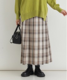 Right-on（ライトオン）の「【HONEYSUCKLE ROSE】チェックプリーツスカート (クラシック/軽やか素材/カジュアル)（スカート）」
