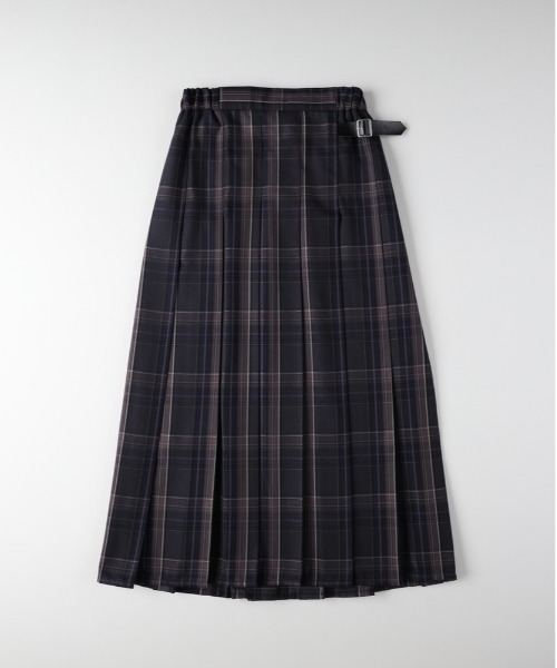 Right-on(ライトオン)の「【HONEYSUCKLE ROSE】チェックプリーツスカート (クラシック/軽やか素材/カジュアル)(スカート・レディース・イエロー/ベージュ/ブルー・S/M/L)」の13枚目の写真