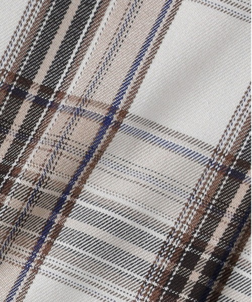 Right-on(ライトオン)の「【HONEYSUCKLE ROSE】チェックプリーツスカート (クラシック/軽やか素材/カジュアル)(スカート・レディース・イエロー/ベージュ/ブルー・S/M/L)」の21枚目の写真