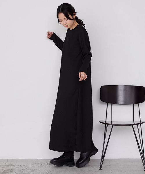 セール】【forksy.】センタージップべプラムベスト&ジャガードロング