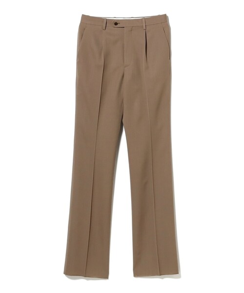 BEAMS F(ビームスエフ)の「【別注】ORTELO / シューカット 1プリーツ ウールサージ スラックス(その他パンツ・メンズ・チャコールグレー/ベージュ・46/48/50/44)」の3枚目の写真