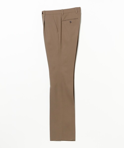 BEAMS F(ビームスエフ)の「【別注】ORTELO / シューカット 1プリーツ ウールサージ スラックス(その他パンツ・メンズ・チャコールグレー/ベージュ・46/48/50/44)」の4枚目の写真