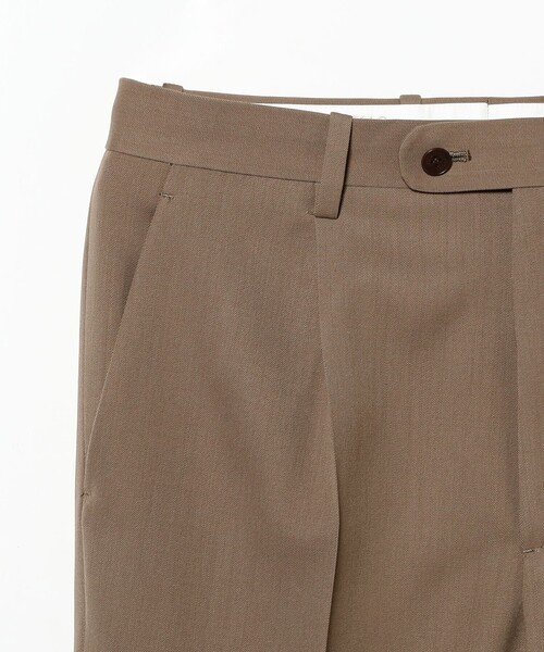 BEAMS F(ビームスエフ)の「【別注】ORTELO / シューカット 1プリーツ ウールサージ スラックス(その他パンツ・メンズ・チャコールグレー/ベージュ・46/48/50/44)」の5枚目の写真