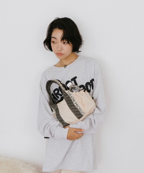 THEATRE PRODUCTS（シアタープロダクツ）の「ドットJQテープナイロン2WAYバッグ(S)（ショルダーバッグ・レディース・アイボリー/ブラック・FREE）」の10枚目の写真