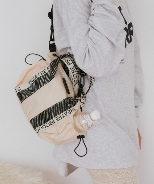THEATRE PRODUCTS（シアタープロダクツ）の「ドットJQテープナイロン2WAYバッグ(S)（ショルダーバッグ・レディース・アイボリー/ブラック・FREE）」の14枚目の写真