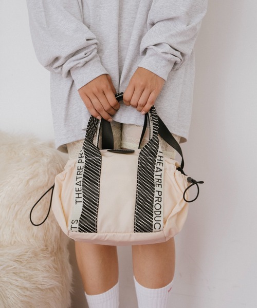 THEATRE PRODUCTS（シアタープロダクツ）の「ドットJQテープナイロン2WAYバッグ(S)（ショルダーバッグ・レディース・アイボリー/ブラック・FREE）」の16枚目の写真