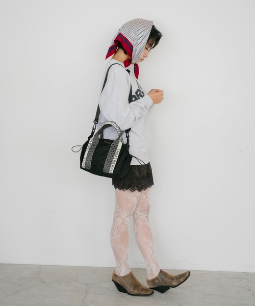 THEATRE PRODUCTS（シアタープロダクツ）の「ドットJQテープナイロン2WAYバッグ(S)（ショルダーバッグ・レディース・アイボリー/ブラック・FREE）」の21枚目の写真