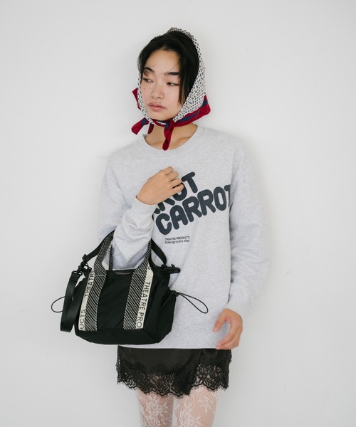 THEATRE PRODUCTS（シアタープロダクツ）の「ドットJQテープナイロン2WAYバッグ(S)（ショルダーバッグ・レディース・アイボリー/ブラック・FREE）」の7枚目の写真