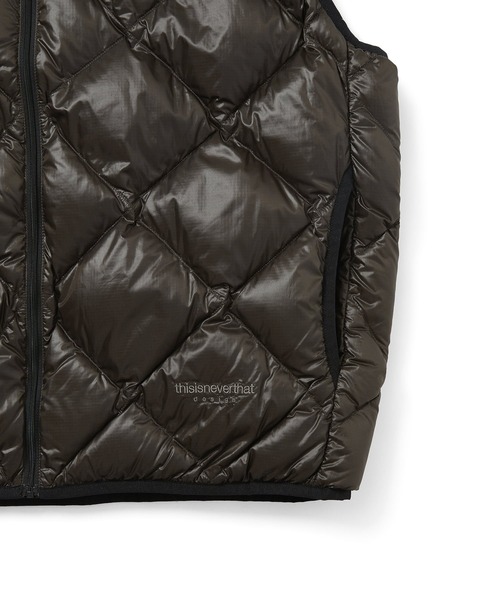 thisisneverthat(ディスイズネバーザット)の「PERTEX Light Down Vest(ダウンベスト・メンズ・ブラック系その他/ブラウン/レッド・L/M/S/XL)」の9枚目の写真