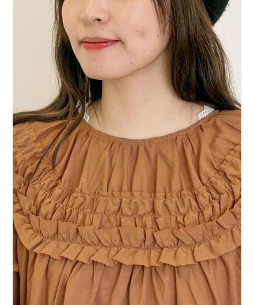 セール】◎2WAYギャザーブラウス（シャツ/ブラウス）｜Samansa Mos2