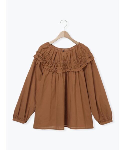 セール】◎2WAYギャザーブラウス（シャツ/ブラウス）｜Samansa Mos2