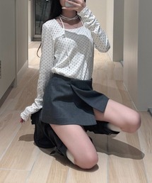 nemne store | ドットリボンテレコロンＴ(Tシャツ/カットソー)