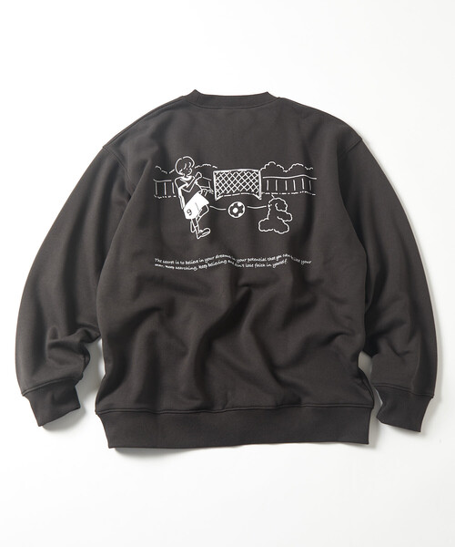 FREAK'S STORE(フリークスストア)の「tombonia/トムボニア tomboniaフットボールSWT(スウェット・メンズ・グリーン/ライトグレー/チャコールグレー・SMALL/MEDIUM/LARGE)」の1枚目の写真