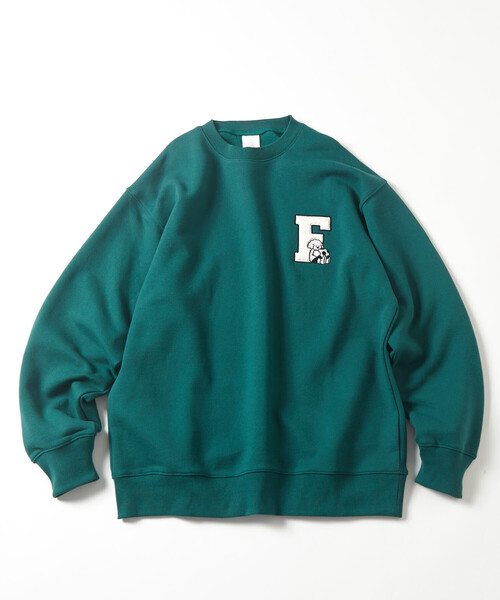 FREAK'S STORE(フリークスストア)の「tombonia/トムボニア tomboniaフットボールSWT(スウェット・メンズ・グリーン/ライトグレー/チャコールグレー・SMALL/MEDIUM/LARGE)」の9枚目の写真