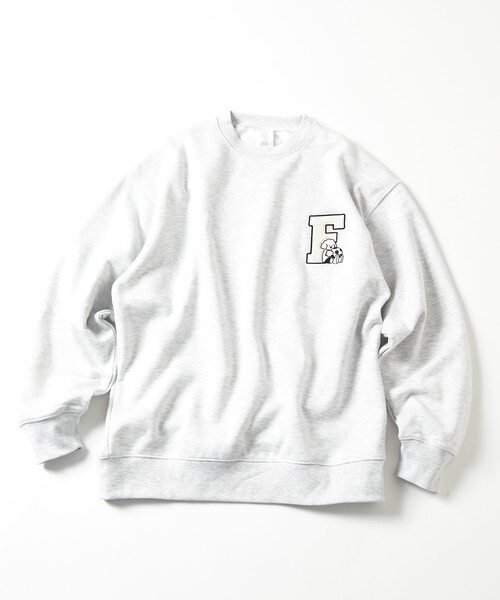 FREAK'S STORE(フリークスストア)の「tombonia/トムボニア tomboniaフットボールSWT(スウェット・メンズ・グリーン/ライトグレー/チャコールグレー・SMALL/MEDIUM/LARGE)」の12枚目の写真