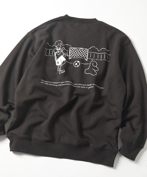 FREAK'S STORE(フリークスストア)の「tombonia/トムボニア tomboniaフットボールSWT(スウェット・メンズ・グリーン/ライトグレー/チャコールグレー・SMALL/MEDIUM/LARGE)」の22枚目の写真