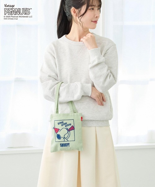 Vintage PEANUTS(ビンテージピーナッツ)の「ルートート / IP.べビールー.ピーナッツ-0T(トートバッグ・レディース・ブルー/ベージュ/ミント/アイボリー/ピンク・FREE)」の15枚目の写真