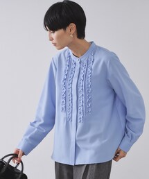 OPAQUE.CLIP | フロントフリルブラウス【洗濯機OK】(シャツ/ブラウス)