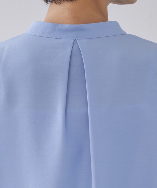 OPAQUE.CLIP(オペークドットクリップ)の「フロントフリルブラウス【洗濯機OK】(シャツ/ブラウス・レディース・ブルー/ブラック/ホワイト・38/40/42)」の20枚目の写真