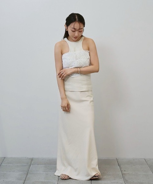 TODAYFUL（トゥデイフル）の「Washer Pencil Skirt（スカート・レディース・バーガンディー/アイボリー/ブラック・36inch/38inch）」の19枚目の写真