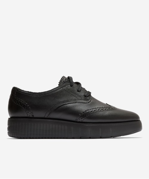 COLE HAAN(コールハーン)の「グランド シティ プラットフォーム オックスフォード womens(ドレスシューズ・レディース・ブラック・5.5/6/6.5/7/7.5/8/5)」の1枚目の写真