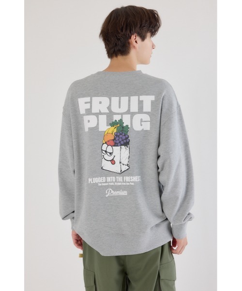 RODEO CROWNS WIDE BOWL(ロデオクラウンズワイドボウル)の「FRUIT PLUG スウェット(スウェット・メンズ・ブラック/バーガンディー/杢グレー・MEDIUM/LARGE)」の3枚目の写真