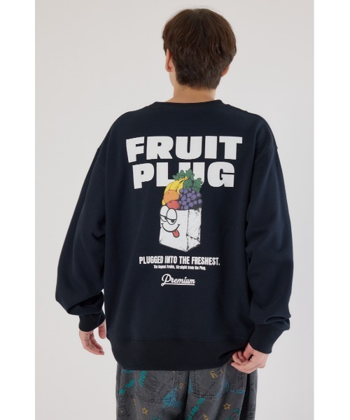 RODEO CROWNS WIDE BOWL(ロデオクラウンズワイドボウル)の「FRUIT PLUG スウェット(スウェット・メンズ・ブラック/バーガンディー/杢グレー・MEDIUM/LARGE)」の2枚目の写真