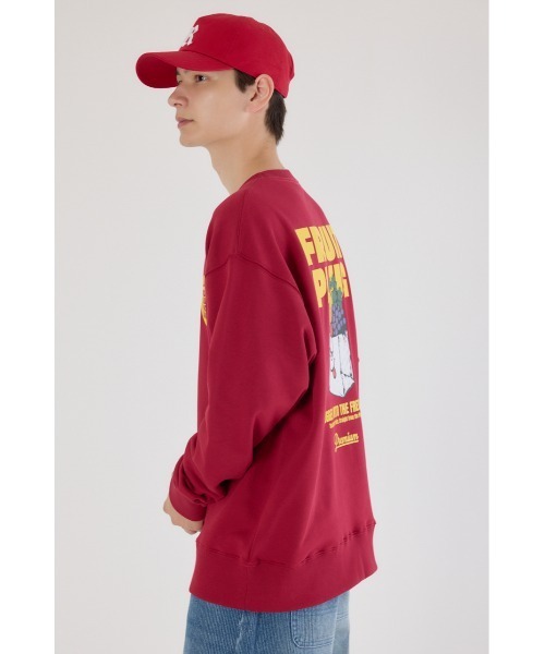 RODEO CROWNS WIDE BOWL(ロデオクラウンズワイドボウル)の「FRUIT PLUG スウェット(スウェット・メンズ・ブラック/バーガンディー/杢グレー・MEDIUM/LARGE)」の17枚目の写真
