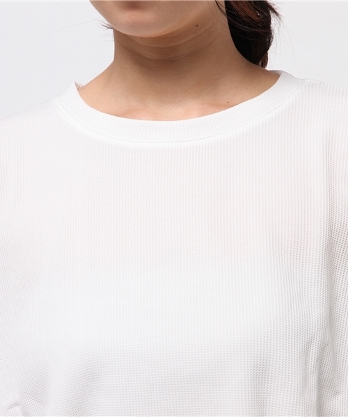 OUTLET（アウトレット）の「【Diacoat Parisien】タック入リショートP/O（Tシャツ/カットソー・レディース・ホワイト・LARGE）」の3枚目の写真