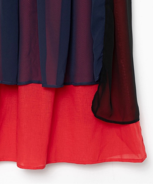 bedsidedrama（ベットサイドドラマ）の「Mirage Layer Skirt（スカート・レディース・グレー/ブラック・1）」の13枚目の写真