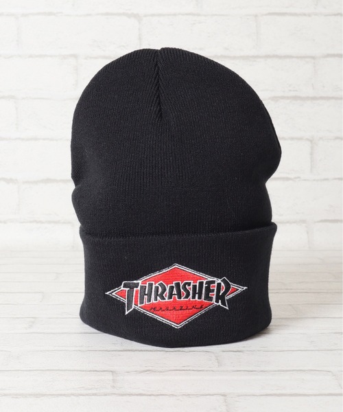 THRASHER(スラッシャー)の「【THRASHER/スラッシャー】ダイヤロゴ刺繍ニットキャップ/ワッチキャップ/ニット帽(ニットキャップ/ビーニー・メンズ・グレー/ブラック/ブルーグリーン/ブラウン・FREE)」の17枚目の写真